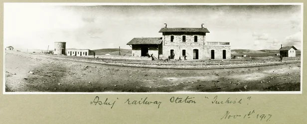 Bahnhof Asluj, 1. November 1917